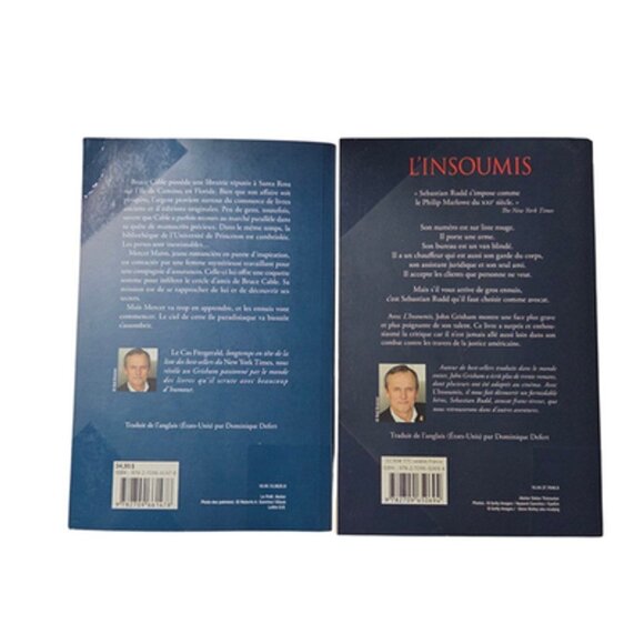 Le Cas Fitzgerald L'Insoumis John Grisham Lot 2 Thriller Roman French Softcover - Picture 3 of 16